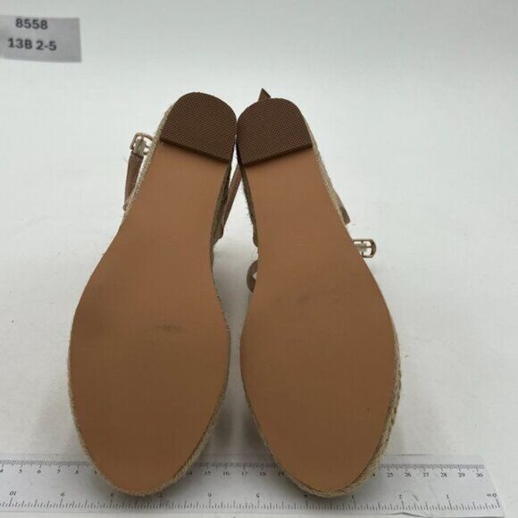 FOWT Nude Espadrille Ankle Straps Buckle Wedge Sandal Open Toe Platform Shoes - Picture 7 of 8